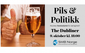 Pils & Politikk med SMB Norge – Tema: Statsbudsjettet