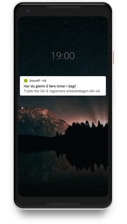24onoff-Android-Varsel-optimized Et lite varsel hvis man glemmer å føre timer har gitt massive resultater.